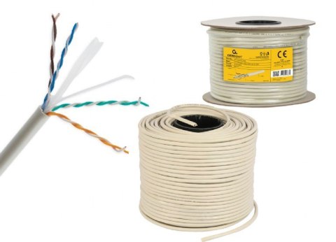 GEMBIRD UTP KABEL DRUT KAT 6 CCA ECA 305M SZARY GEMBIRD GEMBIRD UTP KABEL DRUT KAT 6 CCA ECA 305M SZARY GEMBIRD
