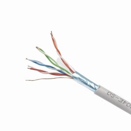 Kabel sieciowy GEMBIRD FPC-5004E-SOL/100 (F/FTP; 100m; kat. 5e; kolor szary) GEMBIRD