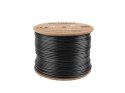 Kabel sieciowy zewnętrzne Lanberg LCU6-21CU-0305-BK (UTP; 305m; kat. 6; kolor czarny) Lanberg
