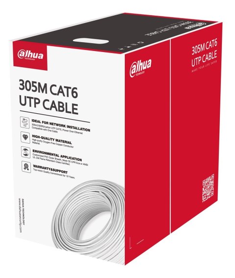 Kabel skrętka Dahua UTP kat.6 PFM920I-6UN-C-V2 DAHUA