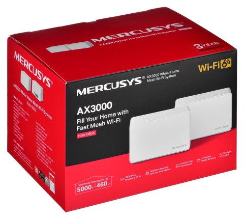 System mesh Mercusys Halo H80X(2-pack) MERCUSYS System mesh Mercusys Halo H80X(2-pack) MERCUSYS