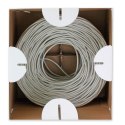 TECHLY KABEL SKRĘTKA KAT 6 UTP DRUT 305M BOX SZARA TECHly