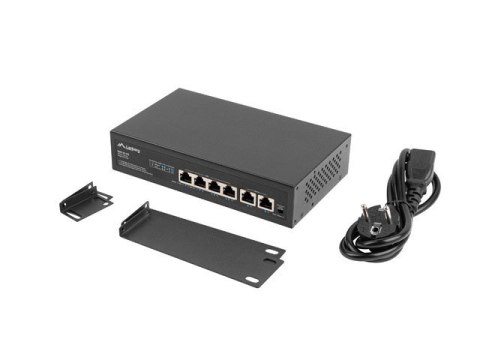 LANBERG SWITCH POE+ RACK 10"/19" (4X 100MB/S POE+, 2X 100MB/S) RSFE-4P-2FE-60 Lanberg LANBERG SWITCH POE+ RACK 10"/19" (4X 100MB/S POE+, 2X 100MB/S) RSFE-4P-2FE-60 Lanberg