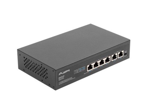 LANBERG SWITCH POE+ RACK 10"/19" (4X 100MB/S POE+, 2X 100MB/S) RSFE-4P-2FE-60 Lanberg LANBERG SWITCH POE+ RACK 10"/19" (4X 100MB/S POE+, 2X 100MB/S) RSFE-4P-2FE-60 Lanberg