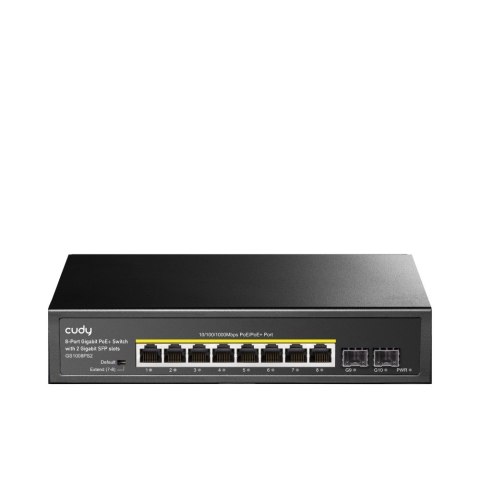 Switch CUDY GS1008PS2 8-Port Gigabit PoE+ 120W 2xSFP CUDY Switch CUDY GS1008PS2 8-Port Gigabit PoE+ 120W 2xSFP CUDY