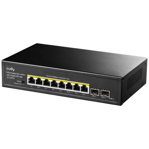 Switch CUDY GS1008PS2 8-Port Gigabit PoE+ 120W 2xSFP CUDY Switch CUDY GS1008PS2 8-Port Gigabit PoE+ 120W 2xSFP CUDY
