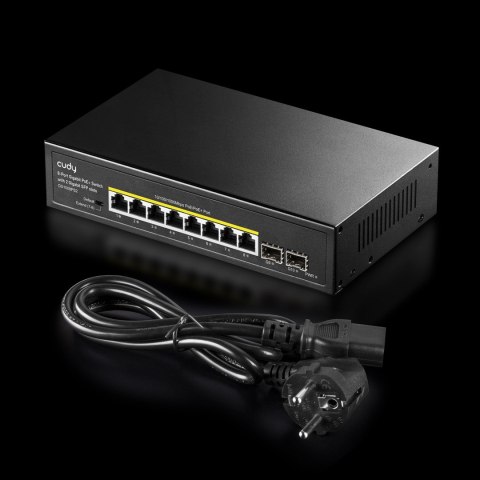 Switch CUDY GS1008PS2 8-Port Gigabit PoE+ 120W 2xSFP CUDY Switch CUDY GS1008PS2 8-Port Gigabit PoE+ 120W 2xSFP CUDY