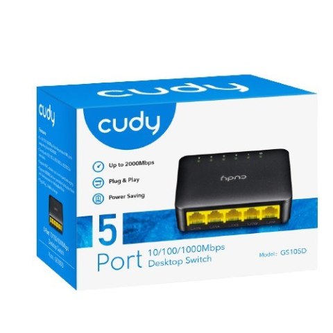 Switch CUDY GS105D 5-Port 10/100/1000 CUDY Switch CUDY GS105D 5-Port 10/100/1000 CUDY