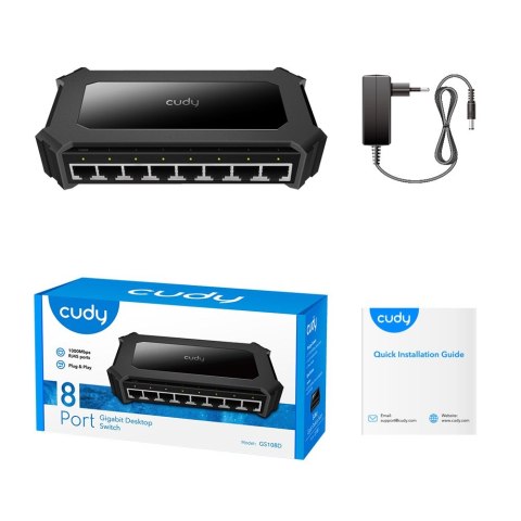 Switch CUDY GS108D 8-Port 10/100/1000 CUDY Switch CUDY GS108D 8-Port 10/100/1000 CUDY