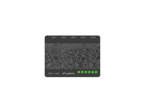Switch Lanberg DSP1-1005 (5x 10/100/1000Mbps) Lanberg Switch Lanberg DSP1-1005 (5x 10/100/1000Mbps) Lanberg