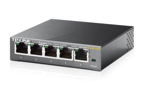 Switch TP-LINK TL-SG105E (5x 10/100/1000Mbps) TP-LINK Switch TP-LINK TL-SG105E (5x 10/100/1000Mbps) TP-LINK