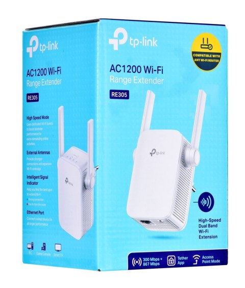 Wzmacniacz sieciowa TP-LINK RE305 TP-LINK Wzmacniacz sieciowa TP-LINK RE305 TP-LINK