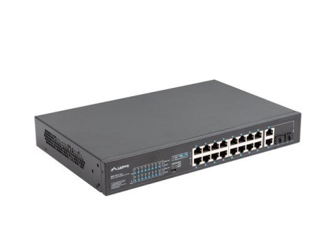 LANBERG SWITCH RACK 19" 16X 100MB POE+/2X COMBO GIGABIT 250W NIEZARZĄDZALNY RSFE-16P-2C-250 Lanberg LANBERG SWITCH RACK 19" 16X 100MB POE+/2X COMBO GIGABIT 250W NIEZARZĄDZALNY RSFE-16P-2C-250 Lanberg