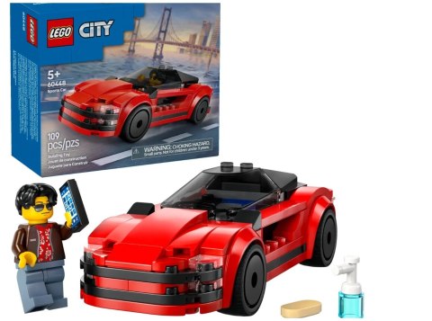 LEGO CITY 60448 Czerwony samochód sportowy Lego LEGO CITY 60448 Czerwony samochód sportowy Lego