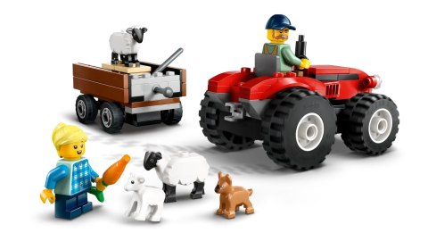 LEGO CITY 60461 Czerwony traktor z przyczepą i owcą Lego LEGO CITY 60461 Czerwony traktor z przyczepą i owcą Lego