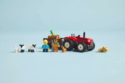 LEGO CITY 60461 Czerwony traktor z przyczepą i owcą Lego LEGO CITY 60461 Czerwony traktor z przyczepą i owcą Lego