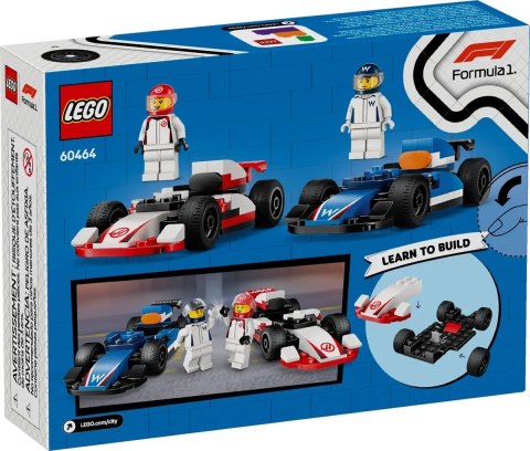 LEGO CITY 60464 F1 Bolidy Williams Racing i Haas F1 Lego LEGO CITY 60464 F1 Bolidy Williams Racing i Haas F1 Lego
