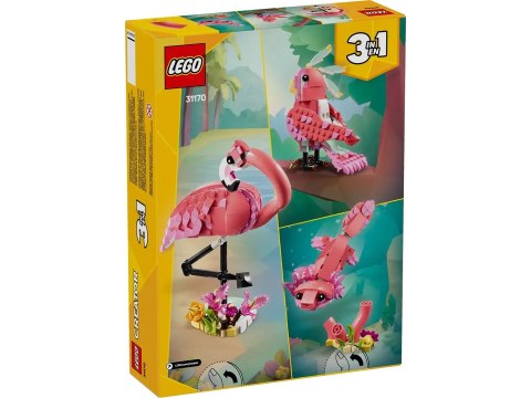 LEGO CREATOR 31170 Dzikie zwierzęta: różowy flaming Lego LEGO CREATOR 31170 Dzikie zwierzęta: różowy flaming Lego