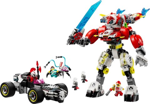 LEGO DREAMZZZ 71497 Tygrysi mech Coopera i hot rod Zero Lego LEGO DREAMZZZ 71497 Tygrysi mech Coopera i hot rod Zero Lego