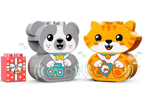 LEGO DUPLO 10977 Mój pierwszy szczeniak i kotek z odgłosami Lego LEGO DUPLO 10977 Mój pierwszy szczeniak i kotek z odgłosami Lego