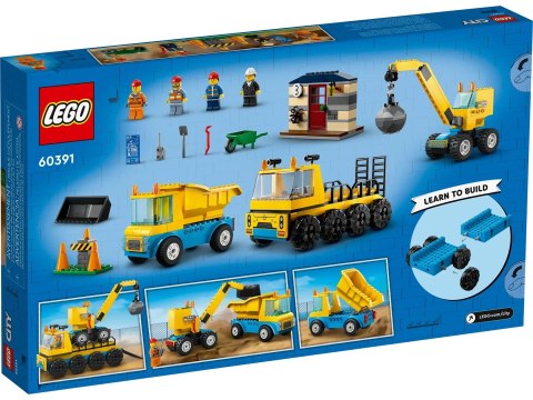 LEGO City 60391 Ciężarówki i dźwig z kulą wyburzeniową Lego LEGO City 60391 Ciężarówki i dźwig z kulą wyburzeniową Lego