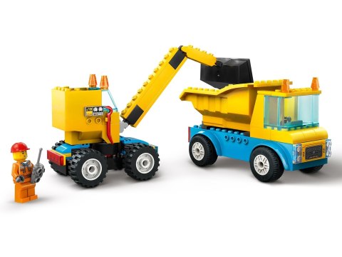 LEGO City 60391 Ciężarówki i dźwig z kulą wyburzeniową Lego LEGO City 60391 Ciężarówki i dźwig z kulą wyburzeniową Lego