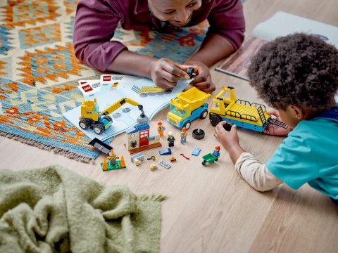 LEGO City 60391 Ciężarówki i dźwig z kulą wyburzeniową Lego LEGO City 60391 Ciężarówki i dźwig z kulą wyburzeniową Lego