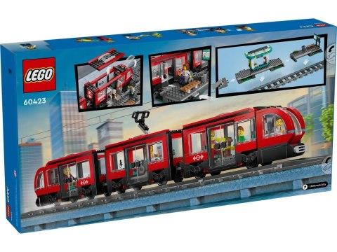 LEGO City 60423 Tramwaj miejski ze stacją Lego LEGO City 60423 Tramwaj miejski ze stacją Lego