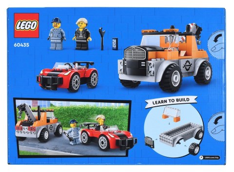 LEGO City 60435 Samochód pomocy drogowej i naprawa sportowego auta Lego LEGO City 60435 Samochód pomocy drogowej i naprawa sportowego auta Lego