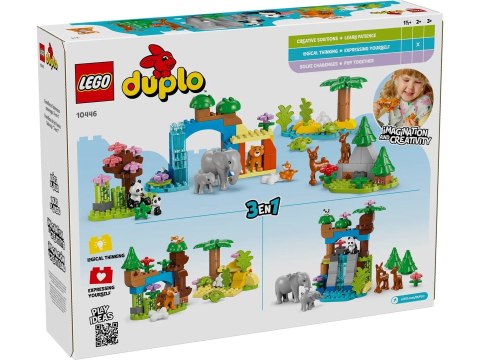 LEGO DUPLO TOWN 10446 Rodziny dzikich zwierząt 3w1 Lego LEGO DUPLO TOWN 10446 Rodziny dzikich zwierząt 3w1 Lego
