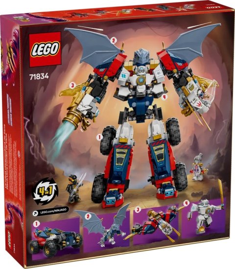 LEGO NINJAGO 71834 Wielofunkcyjny ultramech Zane'a Lego LEGO NINJAGO 71834 Wielofunkcyjny ultramech Zane'a Lego