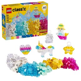 LEGO CLASSIC 11040 Magiczny zestaw z przezroczystymi klockami Lego