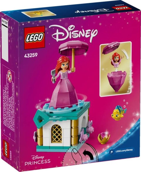 LEGO DISNEY PRINCESS 43259 Wirująca Arielka Lego LEGO DISNEY PRINCESS 43259 Wirująca Arielka Lego