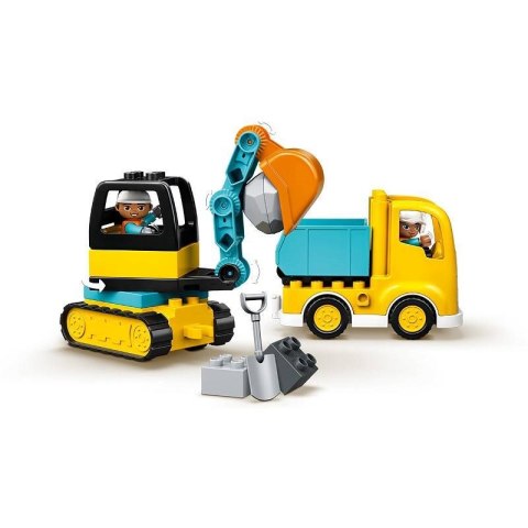 LEGO DUPLO 10931 Ciężarówka i koparka gąsienicowa Lego LEGO DUPLO 10931 Ciężarówka i koparka gąsienicowa Lego
