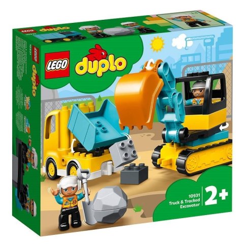 LEGO DUPLO 10931 Ciężarówka i koparka gąsienicowa Lego LEGO DUPLO 10931 Ciężarówka i koparka gąsienicowa Lego