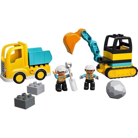 LEGO DUPLO 10931 Ciężarówka i koparka gąsienicowa Lego LEGO DUPLO 10931 Ciężarówka i koparka gąsienicowa Lego