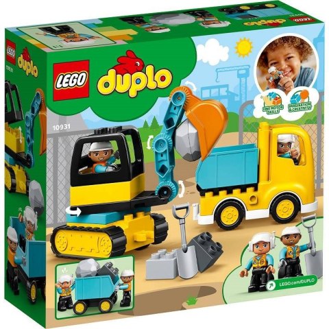 LEGO DUPLO 10931 Ciężarówka i koparka gąsienicowa Lego LEGO DUPLO 10931 Ciężarówka i koparka gąsienicowa Lego
