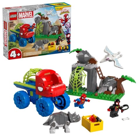 LEGO MARVEL SUPER HEROES 11199 Misja ratunkowa zespołu Spidey'ego w dinoterenówce Lego