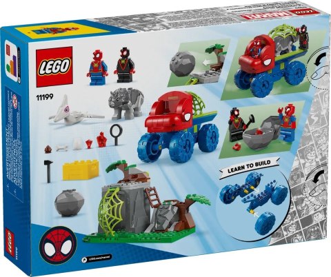 LEGO MARVEL SUPER HEROES 11199 Misja ratunkowa zespołu Spidey'ego w dinoterenówce Lego LEGO MARVEL SUPER HEROES 11199 Misja ratunkowa zespołu Spidey'ego w dinoterenówce Lego