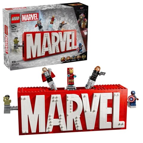 LEGO MARVEL SUPER HEROES 76313 Logo MARVEL z minifigurkami Lego