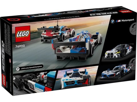 LEGO Speed Champions 76922 Samochody wyścigowe BMW M4 GT3 & BMW M Hybrid V8 Lego LEGO Speed Champions 76922 Samochody wyścigowe BMW M4 GT3 & BMW M Hybrid V8 Lego