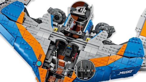 LEGO Super Heroes 76286 Strażnicy Galaktyki: statek kosmiczny Milano Lego LEGO Super Heroes 76286 Strażnicy Galaktyki: statek kosmiczny Milano Lego