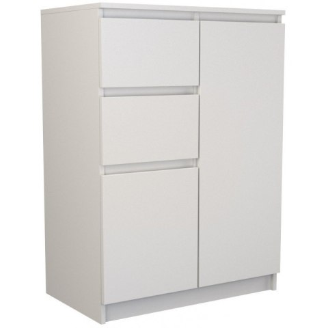 KOMODA 2 DRZWI 2 SZUFLADY BIAŁY TOP E SHOP KOMODA 2 DRZWI 2 SZUFLADY BIAŁY TOP E SHOP