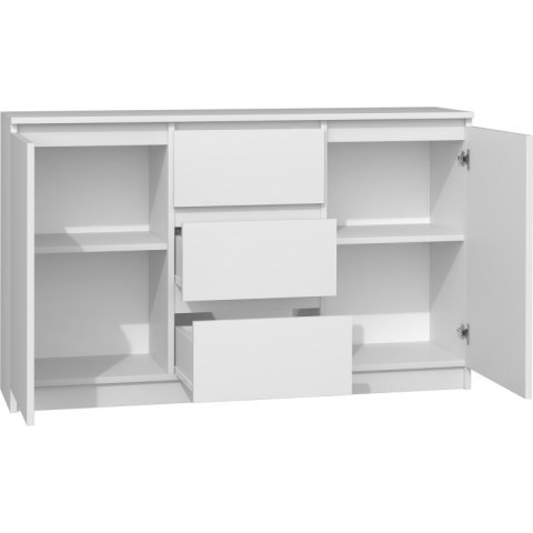 KOMODA 2 DRZWI 3 SZUFLADY BIAŁY TOP E SHOP KOMODA 2 DRZWI 3 SZUFLADY BIAŁY TOP E SHOP