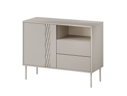 Komoda 1D2S TRESSE 100x40x75 kaszmir mat Cama MEBLE