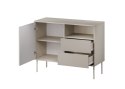 Komoda 1D2S TRESSE 100x40x75 kaszmir mat Cama MEBLE
