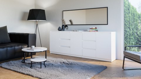 Komoda COSTA 1D3S+2D3S biały TOP E SHOP Komoda COSTA 1D3S+2D3S biały TOP E SHOP