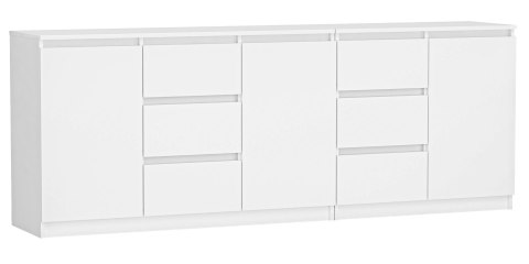 Komoda COSTA 1D3S+2D3S biały TOP E SHOP Komoda COSTA 1D3S+2D3S biały TOP E SHOP