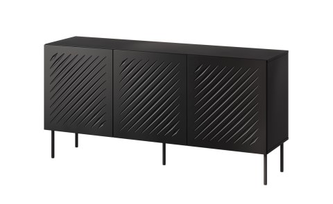 Komoda SIENA 150,5x40x75 czarny mat Cama MEBLE