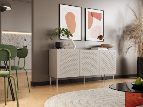 Komoda SIENA 150,5x40x75 kaszmir mat Cama MEBLE Komoda SIENA 150,5x40x75 kaszmir mat Cama MEBLE